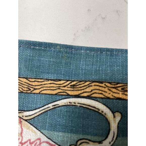 Williamsburg Linen Floral Tea Kitchen Towel Table Topper 15.5" X 26.5" - Picture 7 of 7